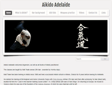 Tablet Screenshot of aikidoadelaide.com.au